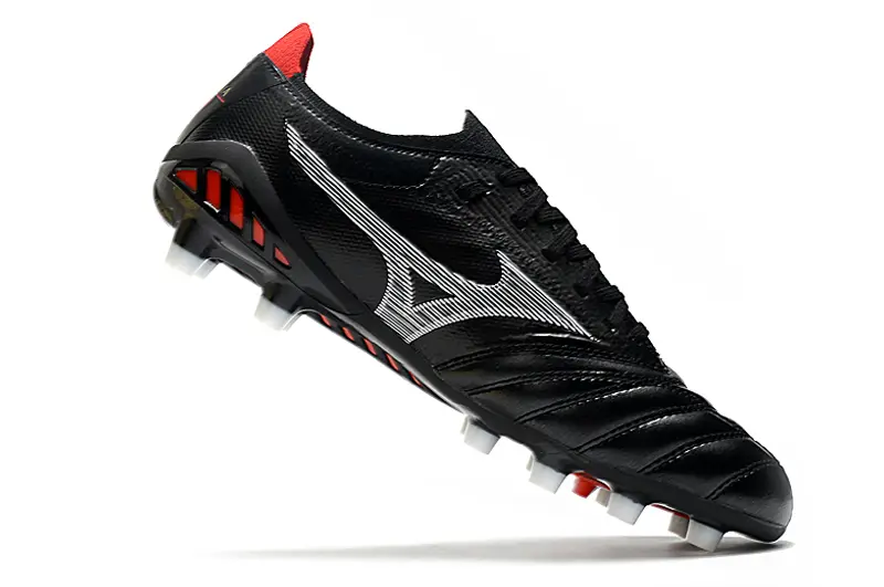 Mizuno Morelia Neo 3 Beta FG - Black/Fiery Red/Charcoal Grey