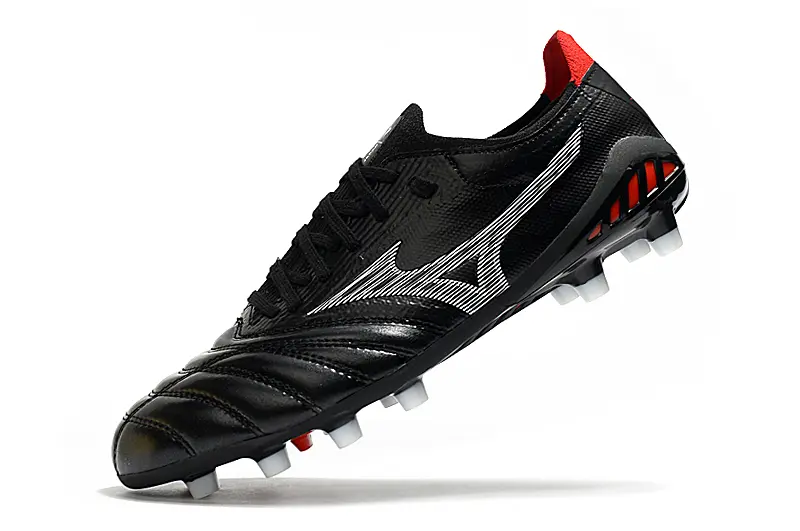 Mizuno Morelia Neo 3 Beta FG - Black/Fiery Red/Charcoal Grey
