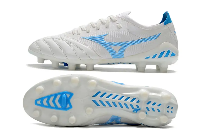Mizuno Morelia Neo 3 Beta FG - White/Sky Blue/Crystal Blue