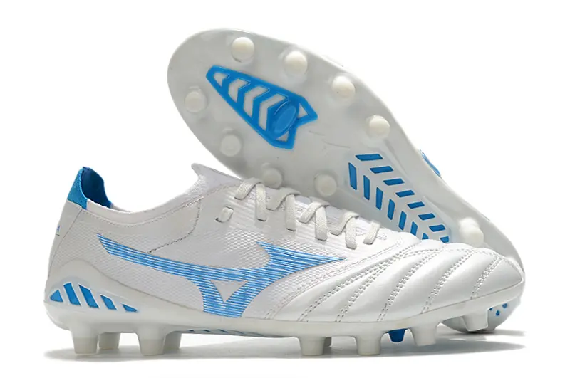 Mizuno Morelia Neo 3 Beta FG - White/Sky Blue/Crystal Blue