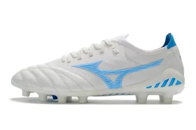 Mizuno Morelia Neo 3 Beta FG - White/Sky Blue/Crystal Blue