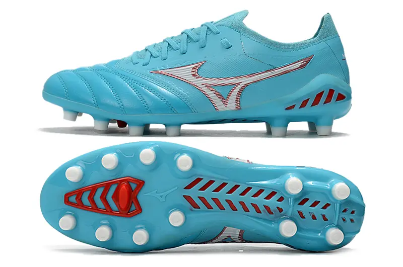 Mizuno Morelia Neo 3 Beta FG - Cyan/Ocean Breeze/Crimson Contrast