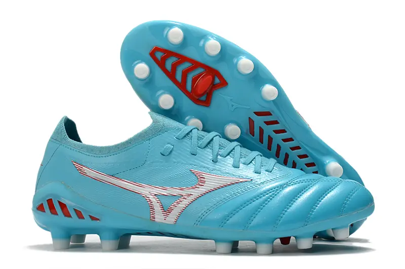 Mizuno Morelia Neo 3 Beta FG - Cyan/Ocean Breeze/Crimson Contrast
