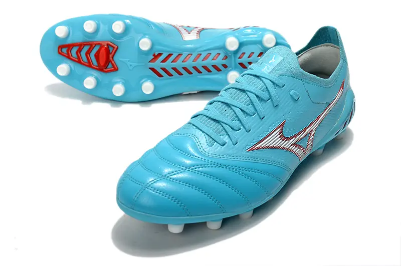 Mizuno Morelia Neo 3 Beta FG - Cyan/Ocean Breeze/Crimson Contrast