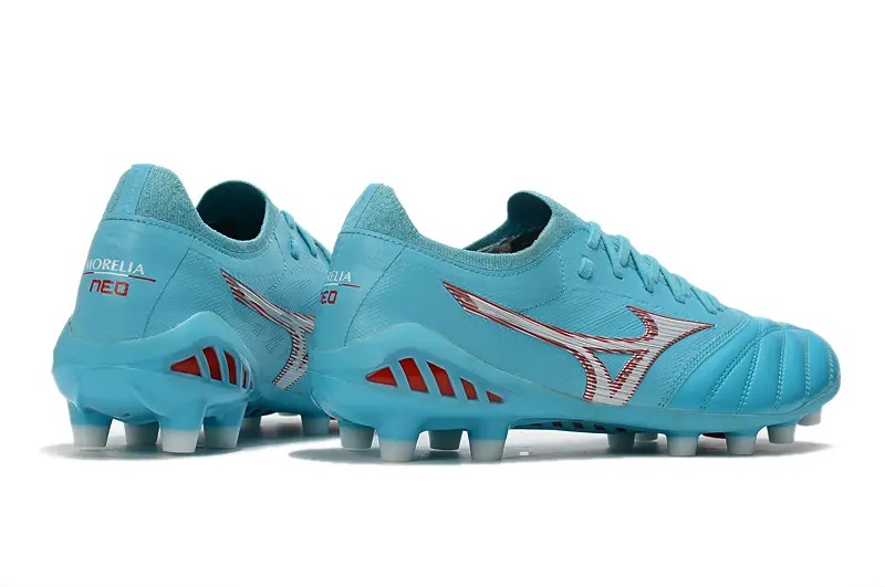 Mizuno Morelia Neo 3 Beta FG - Cyan/Ocean Breeze/Crimson Contrast