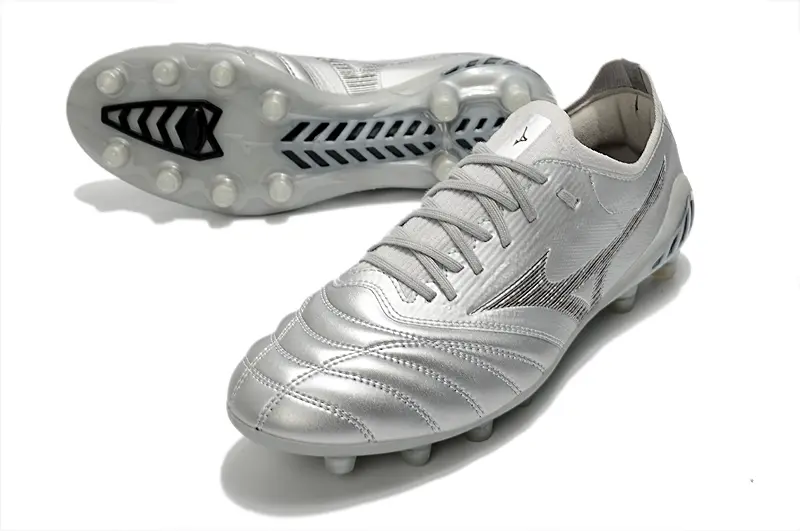 Mizuno Morelia Neo 3 Beta FG - Silver/Metallic Silver/Frosted Grey