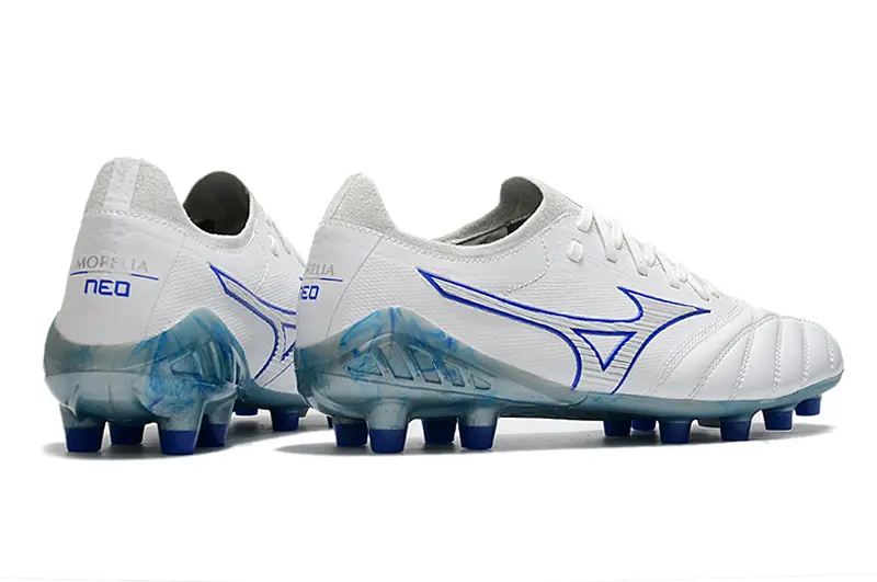 Mizuno Morelia Neo 3 Beta FG - White/Bold Blue/Soft Grey