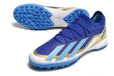 Messi x Adidas X Crazyfast.3 TF - Blue/Sky Blue/Gold