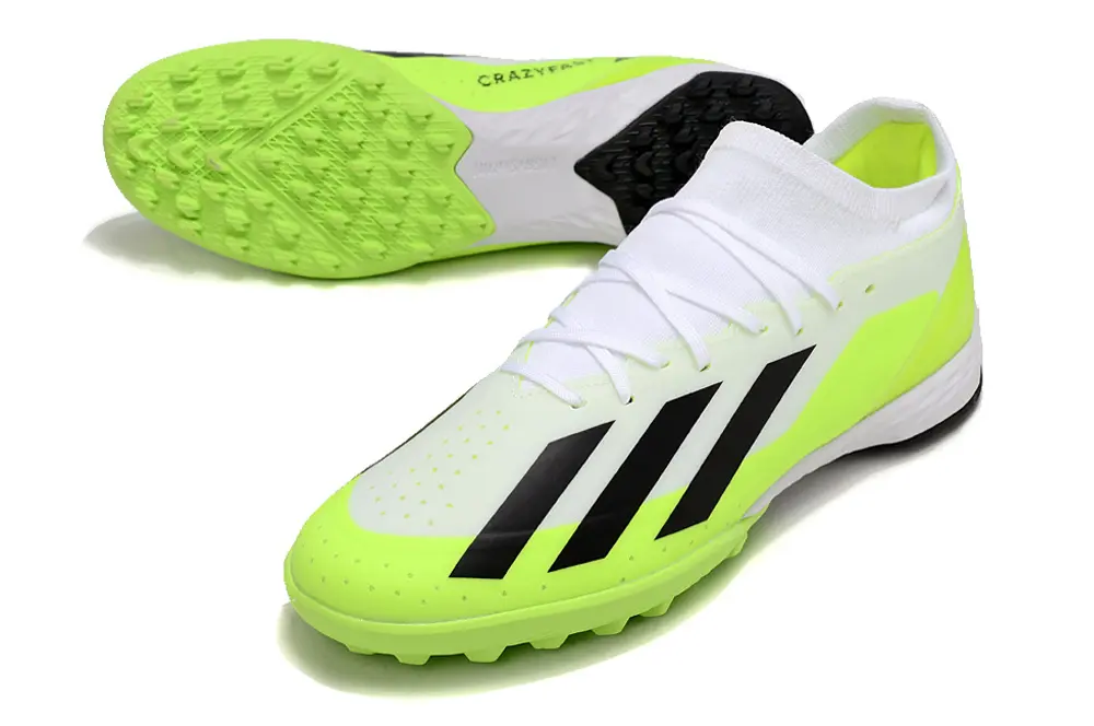 Adidas X Crazyfast.3 TF - Green/Lime Surge/Black Shadow