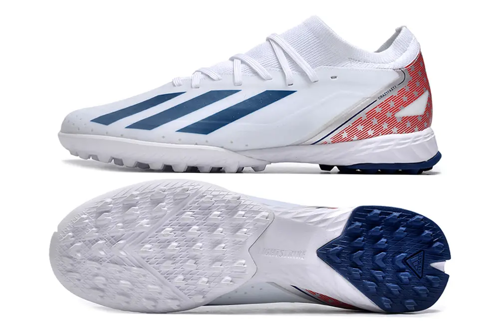 Adidas X Crazyfast.3 USA TF - White/Navy Blue/Red