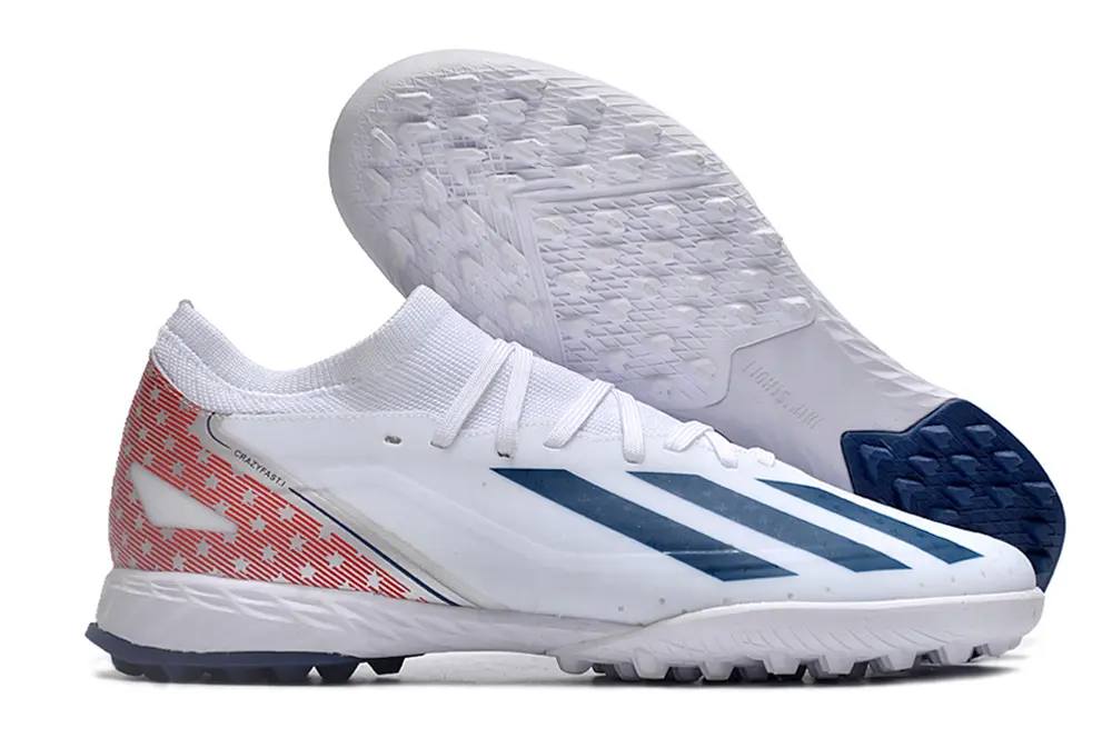 Adidas X Crazyfast.3 USA TF - White/Navy Blue/Red