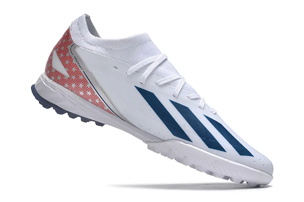 Adidas X Crazyfast.3 USA TF - White/Navy Blue/Red