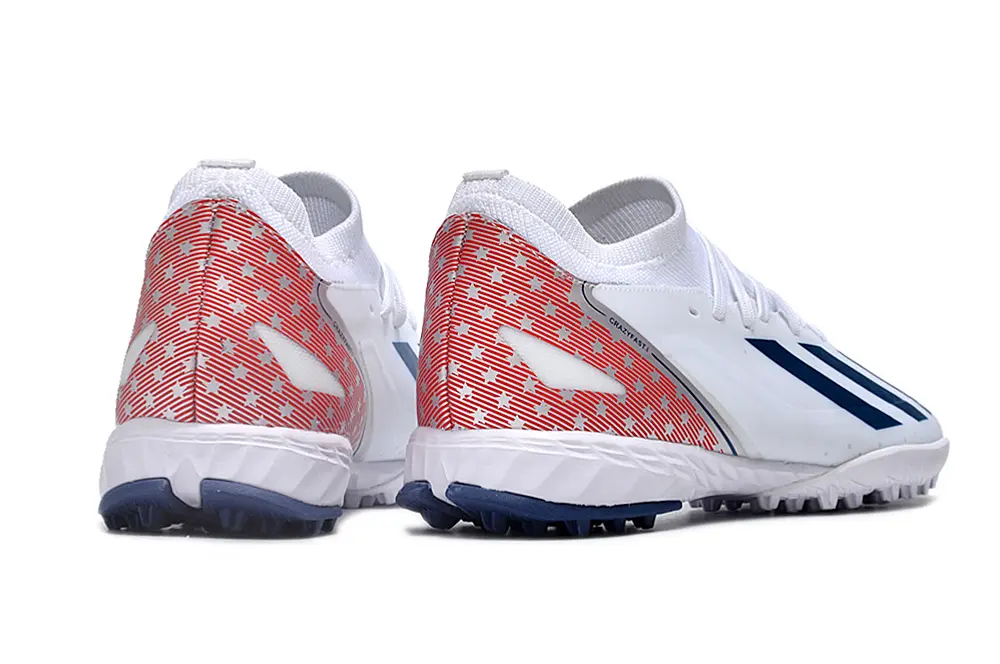Adidas X Crazyfast.3 USA TF - White/Navy Blue/Red