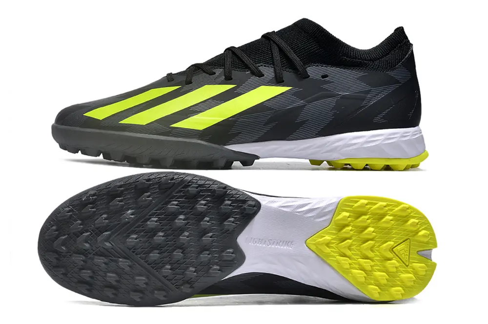 Adidas X Crazyfast.3 TF - Black/Electric Yellow/Graphite Gray
