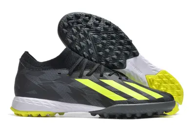 Adidas X Crazyfast.3 TF - Black/Electric Yellow/Graphite Gray