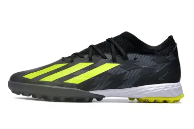 Adidas X Crazyfast.3 TF - Black/Electric Yellow/Graphite Gray
