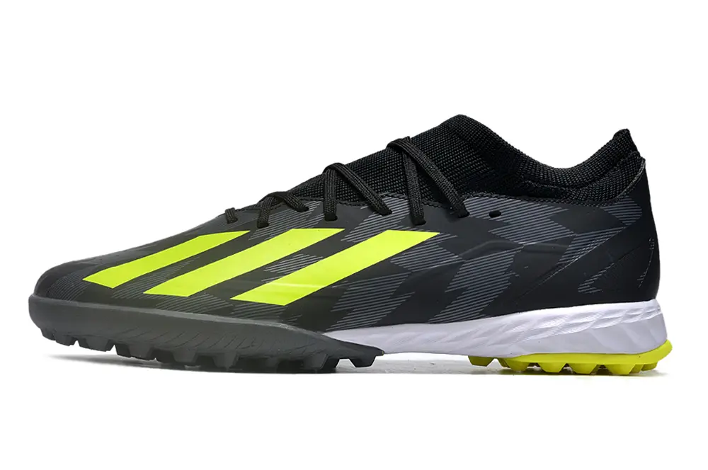 Adidas X Crazyfast.3 TF - Black/Electric Yellow/Graphite Gray