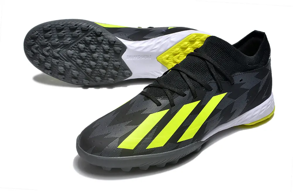 Adidas X Crazyfast.3 TF - Black/Electric Yellow/Graphite Gray