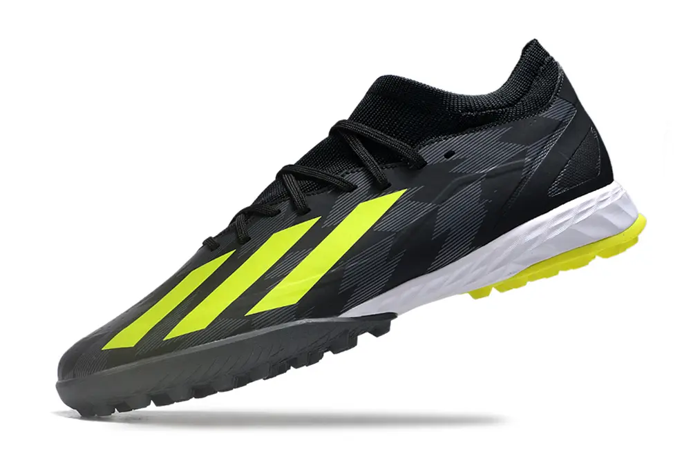 Adidas X Crazyfast.3 TF - Black/Electric Yellow/Graphite Gray