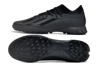 Adidas X Crazyfast.3 TF - Black/Midnight Black/Charcoal Black