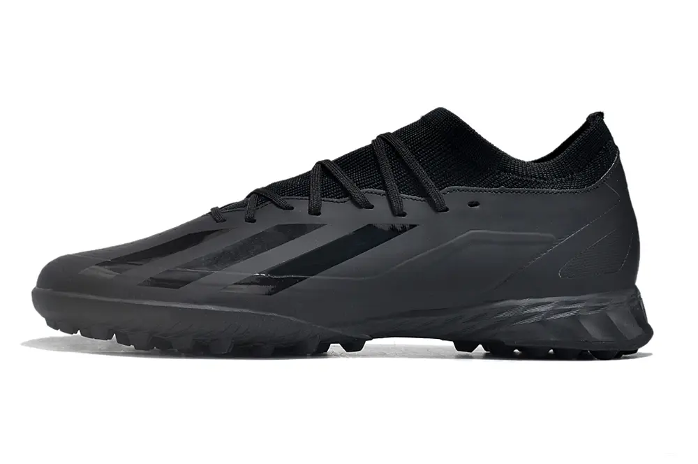 Adidas X Crazyfast.3 TF - Black/Midnight Black/Charcoal Black