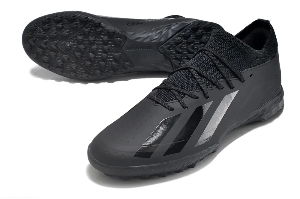 Adidas X Crazyfast.3 TF - Black/Midnight Black/Charcoal Black