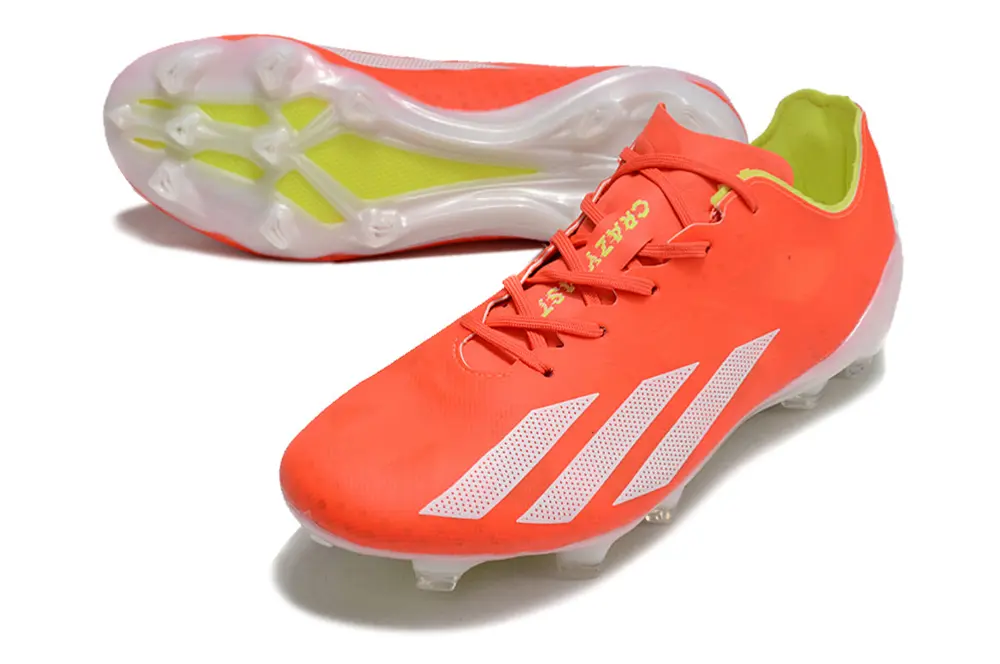 Adidas X Crazylight+ FG - Orange/Bright Orange/Lime Green
