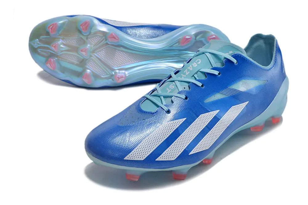 Adidas X Crazylight+ FG - Blue/Aqua Blue/Neon Pink