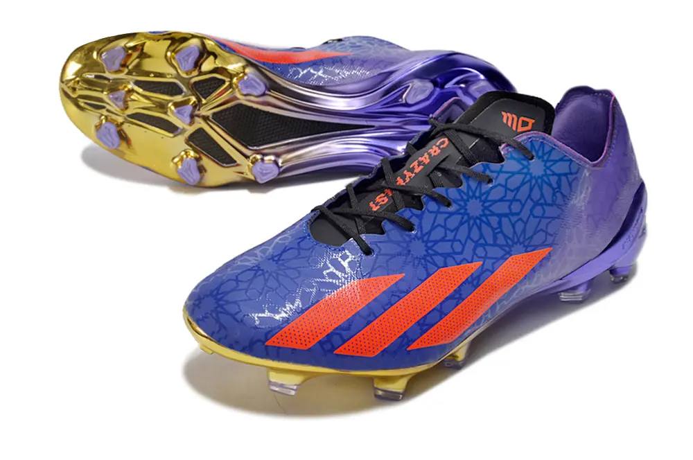 Adidas X Crazylight+ FG - Purple/Vibrant Red/Dark Gold