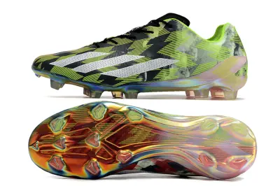 Adidas X Crazylight+ FG - Black/Lime Green/Metallic Silver
