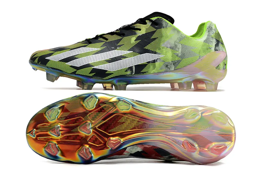 Adidas X Crazylight+ FG - Black/Lime Green/Metallic Silver