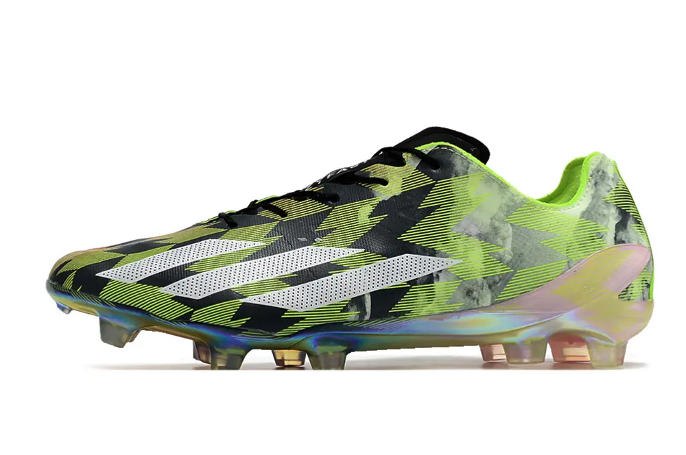 Adidas X Crazylight+ FG - Black/Lime Green/Metallic Silver