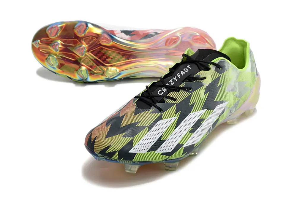 Adidas X Crazylight+ FG - Black/Lime Green/Metallic Silver