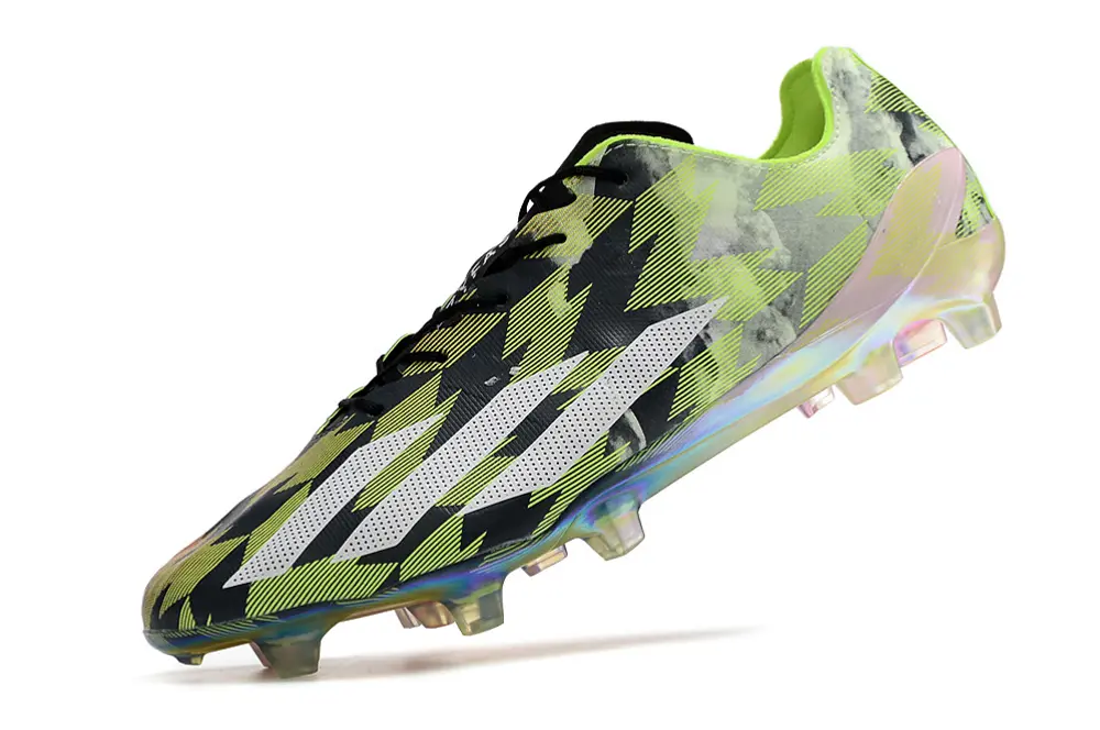 Adidas X Crazylight+ FG - Black/Lime Green/Metallic Silver