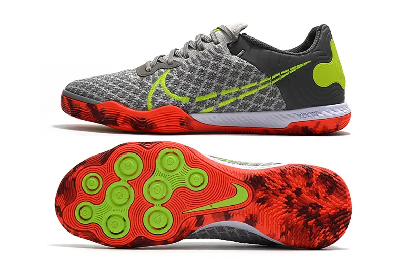 Nike React Gato IC - Gray/Lime Green/Red Flame