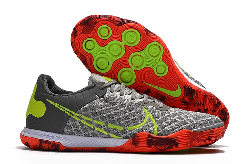Nike React Gato IC - Gray/Lime Green/Red Flame