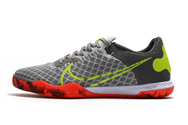 Nike React Gato IC - Gray/Lime Green/Red Flame