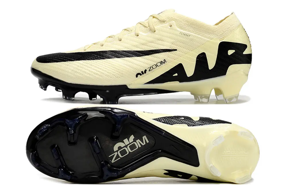 Nike Air Zoom Mercurial Vapor 15 Elite FG - Yellow/Midnight Black/Soft Cream