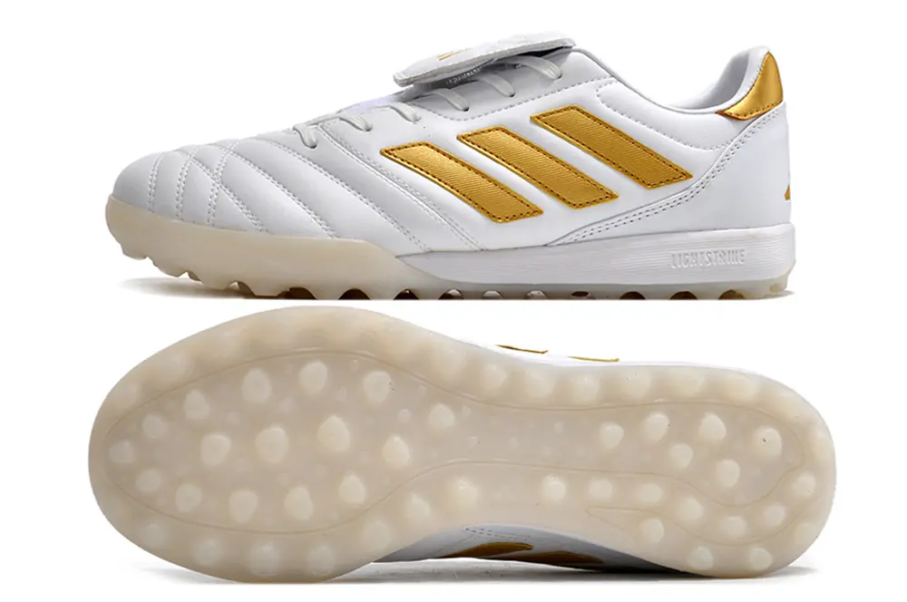 Adidas Copa Gloro 2 TF - White/Gold Accents/Light Gray