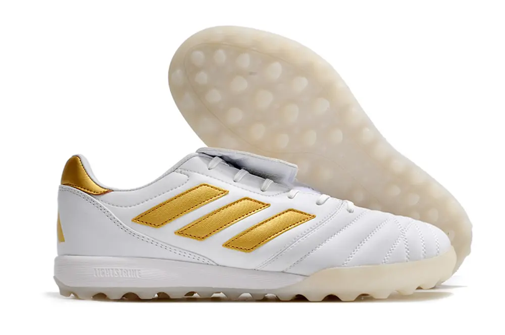 Adidas Copa Gloro 2 TF - White/Gold Accents/Light Gray
