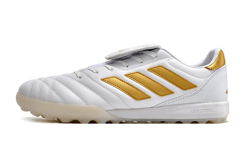Adidas Copa Gloro 2 TF - White/Gold Accents/Light Gray