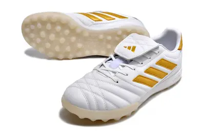 Adidas Copa Gloro 2 TF - White/Gold Accents/Light Gray