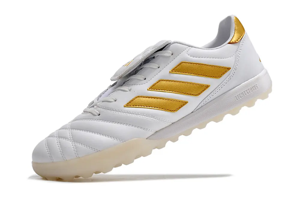 Adidas Copa Gloro 2 TF - White/Gold Accents/Light Gray