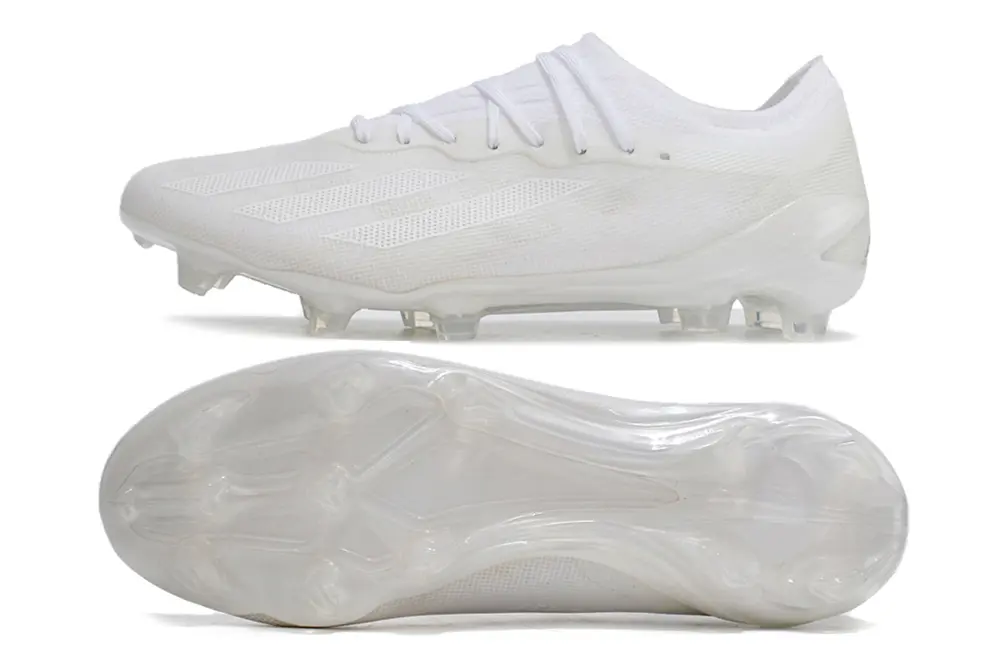 Adidas X Crazyfast.1 FG - White/Crystal White/Frosted Silver
