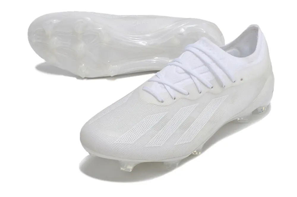 Adidas X Crazyfast.1 FG - White/Crystal White/Frosted Silver