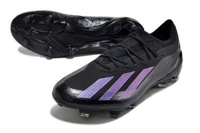 Adidas X Crazyfast.1 FG - Black/Purple Flash/Graphite Shadow