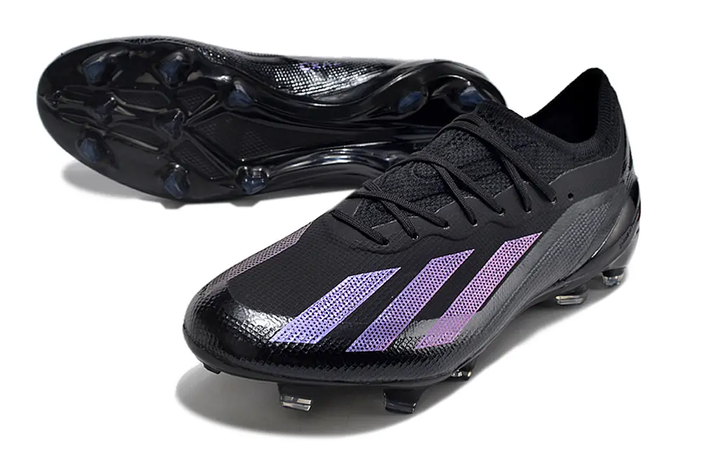 Adidas X Crazyfast.1 FG - Black/Purple Flash/Graphite Shadow