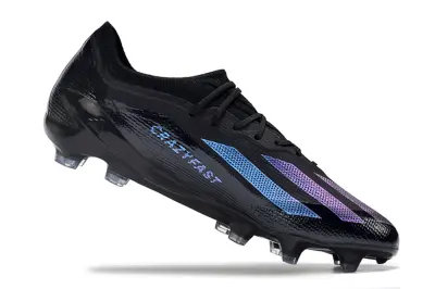 Adidas X Crazyfast.1 FG - Black/Purple Flash/Graphite Shadow