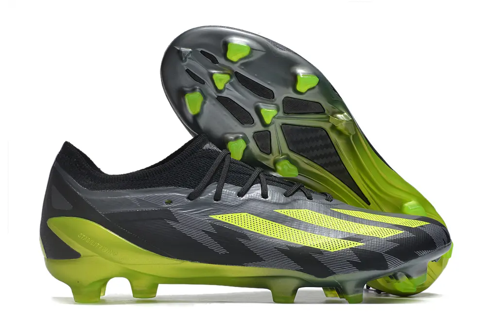 Adidas X Crazyfast.1 FG - Black/Electric Yellow/Neon Green