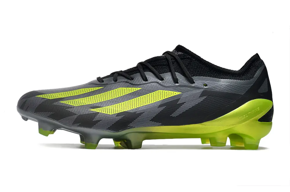 Adidas X Crazyfast.1 FG - Black/Electric Yellow/Neon Green